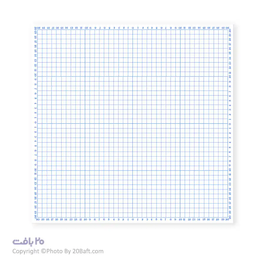 صفحه مدرج 40x40 زیر تیغ دستگاه برش