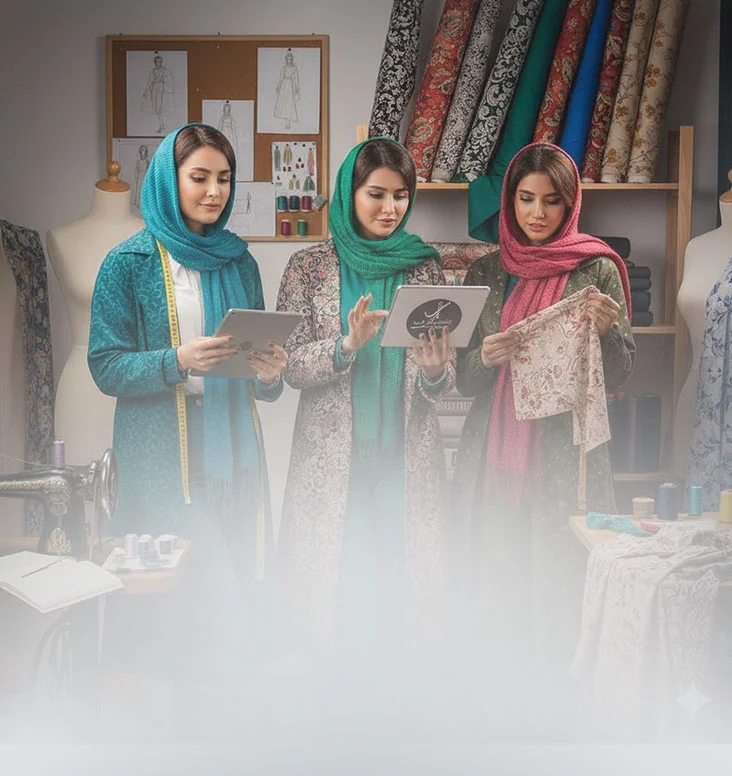 کلاس عملی آموزش خیاطی در آکادمی پلتفرم جامع 20بافت